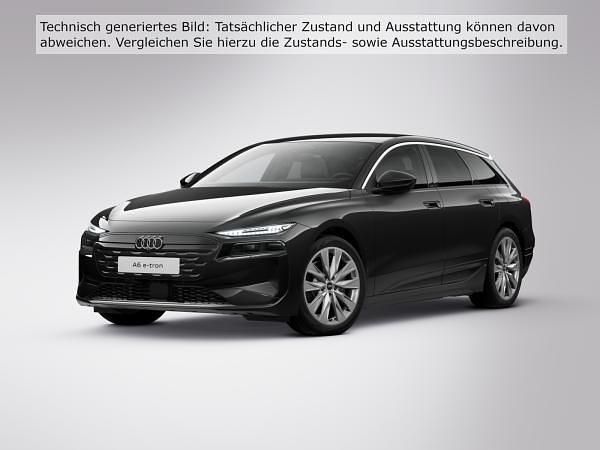 Schwarz (mythosschwarz metallic) Gebraucht 2025 Audi A6 e-tron Ambiente Kombi | 53.932 € - Bild 1/4