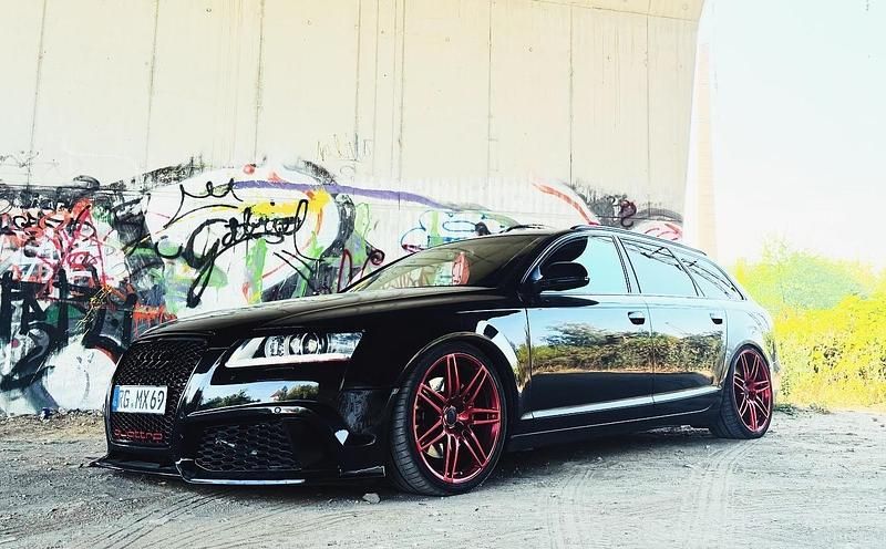 Schwarz Gebraucht 2010 Audi A6 S-Line Kombi | 11.999 € - Bild 1/4