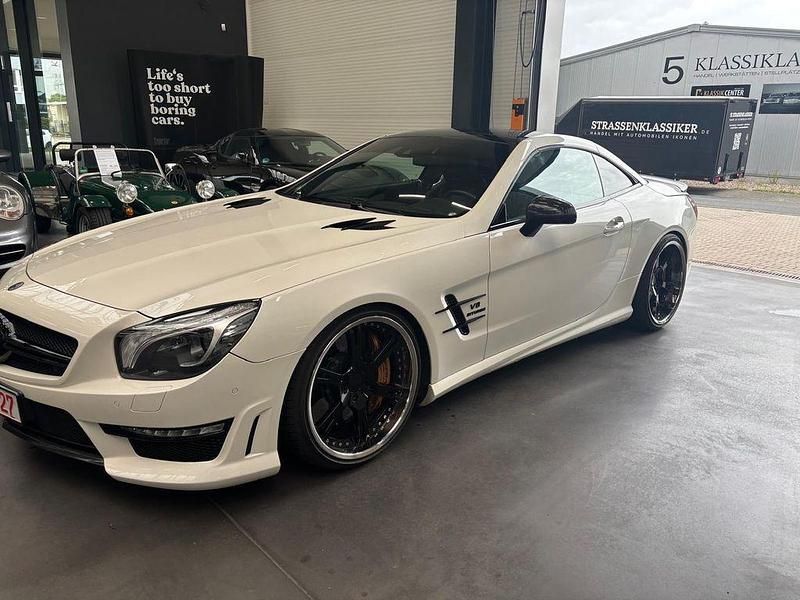 Weiß Gebraucht 2013 Mercedes SL63 AMG AMG Cabrio | 54.500 € - Bild 1/4