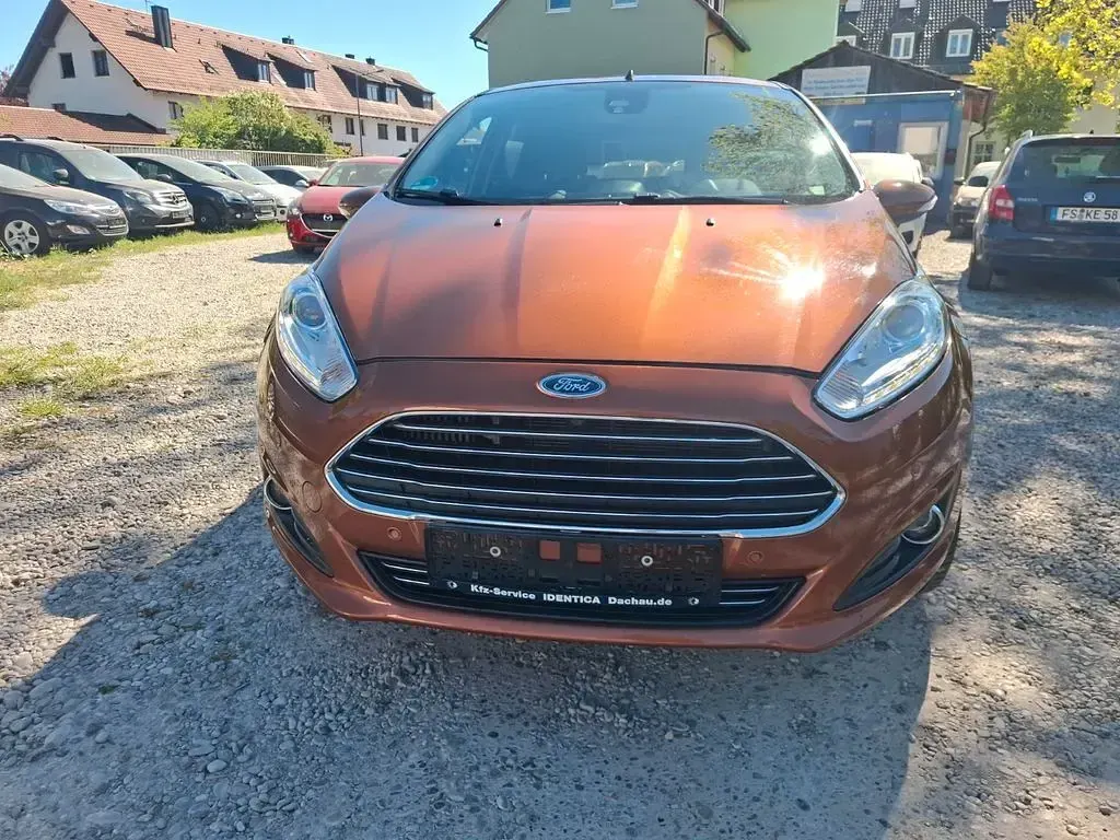 Brugt Ford Fiesta Titanium 125 HK (91 kW) 2017 Brun Hatchback