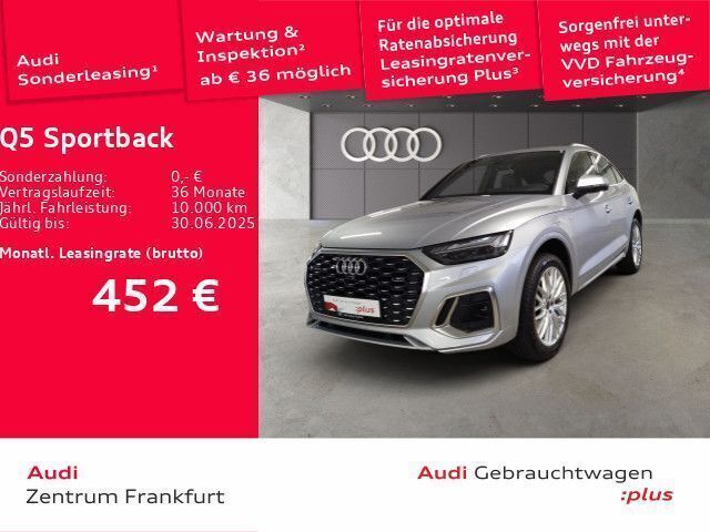 Silber Gebraucht 2024 Audi Q5 Sportback S-Line SUV | 52.620 € (Fairer Preis) - Bild 1/3