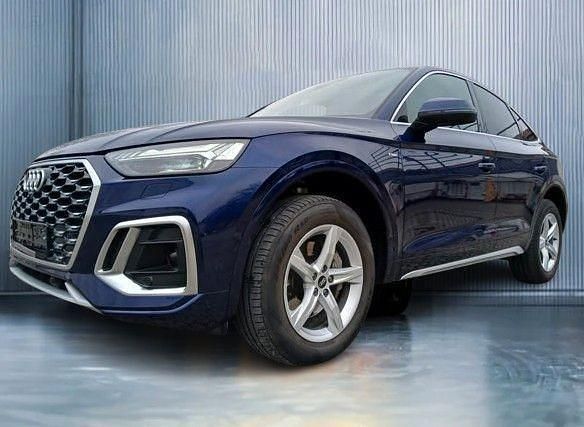 Blau Gebraucht 2021 Audi Q5 Sportback S-Line SUV | 33.900 € (Fairer Preis) - Bild 1/4