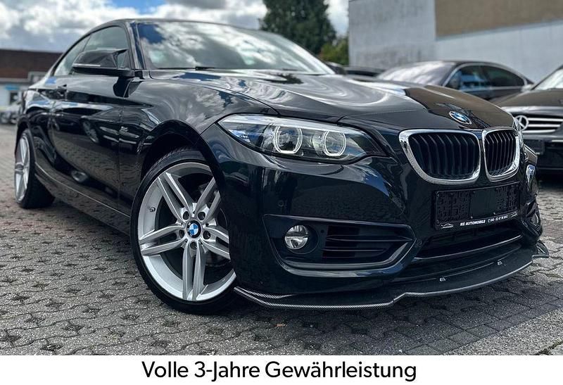 Schwarz Gebraucht 2017 BMW 218 Sport Line Coupé | 19.198 € (Fairer Preis) - Bild 1/4