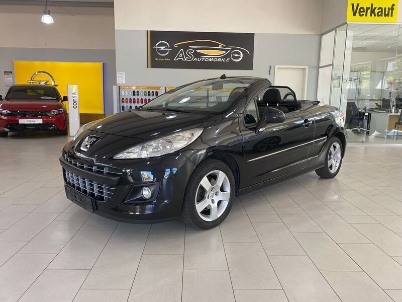 Farbe schwarz obsidien/metalli Gebraucht 2011 Peugeot 207 CC Cabrio | 2.790 € (Guter Preis) - Bild 1/4