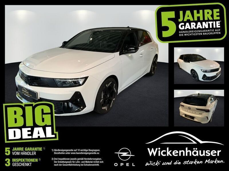 Jade weiss/arktis weiss Gebraucht 2023 Opel Astra GSe Limousine | 26.490 € (Superpreis) - Bild 1/4
