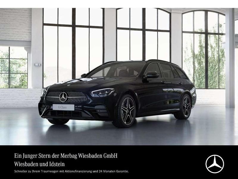 Schwarz Gebraucht 2022 Mercedes E300 AMG line Kombi | 30.790 € (Fairer Preis) - Bild 1/4