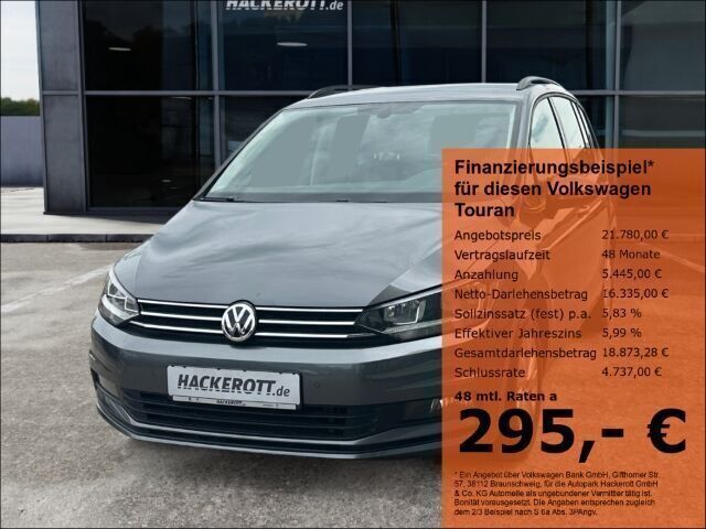 Grau Gebraucht 2020 VW Touran Comfortline Van / Kleinbus | 21.780 € (Guter Preis) - Bild 1/4