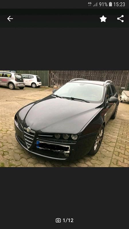 Schwarz Gebraucht 2007 Alfa Romeo 159 Kombi | 2.200 € (Fairer Preis) - Bild 1/4