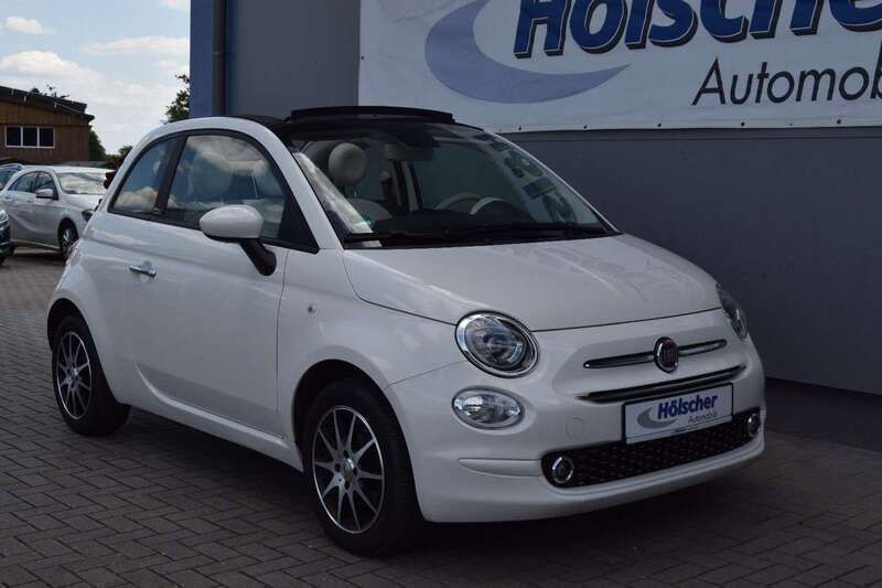 Weiß Gebraucht 2020 Fiat 500C Lounge Cabrio | 14.950 € (Guter Preis) - Bild 1/4