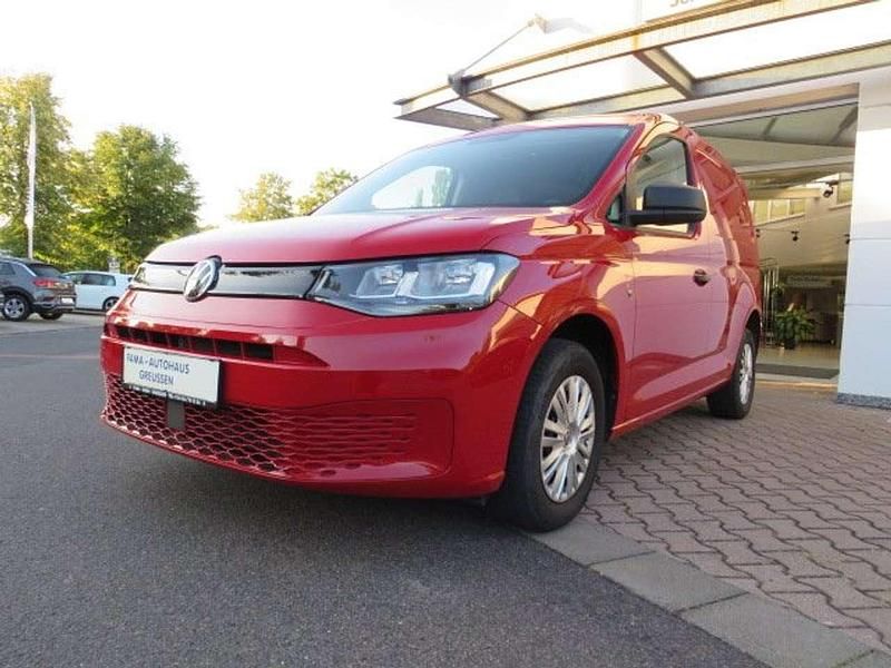 Kirschrot Gebraucht 2022 VW Caddy Basis Van / Kleinbus | 20.690 € (Guter Preis) - Bild 1/4