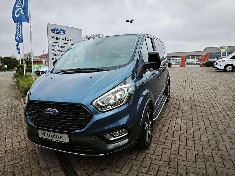 Gebraucht Ford Transit Custom Active 150 PS (110 kW) 2021 Chromablau metallic Van / Kleinbus
