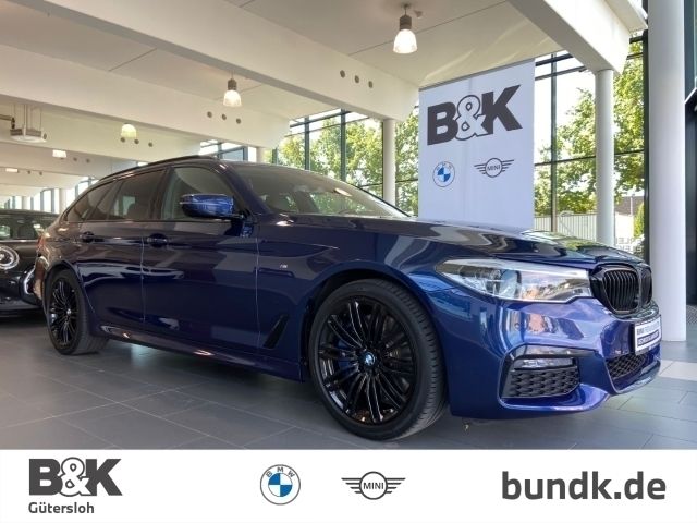 Blau metallic mediterranblau metallic Gebraucht 2019 BMW 540 M Sport Kombi | 47.750 € - Bild 1/4