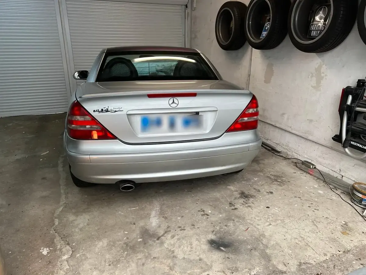 Gebraucht Mercedes SLK200 163 PS (119 kW) 2001 Silber Cabrio
