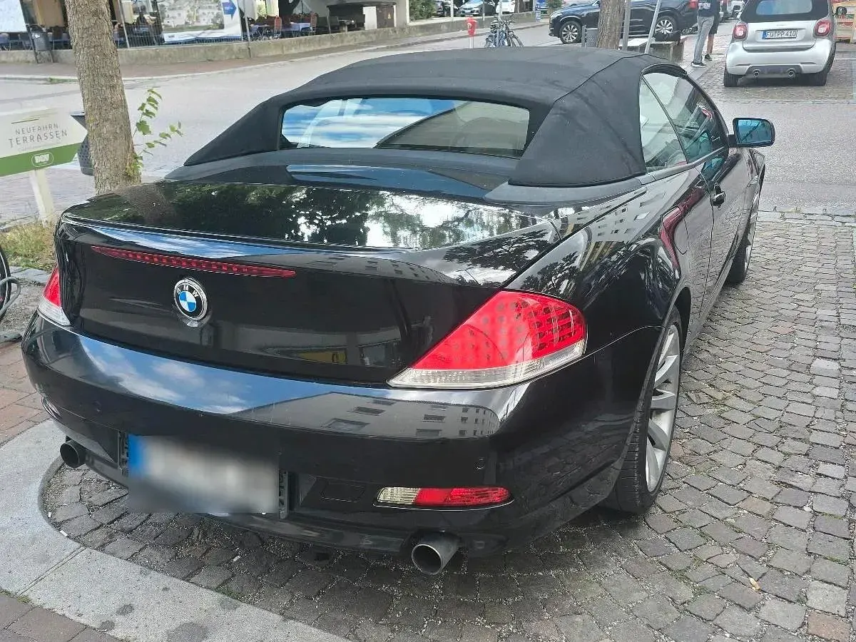 Gebraucht BMW 630 Cabriolet Sport Line 258 PS (189 kW) 2007 Schwarz Cabrio