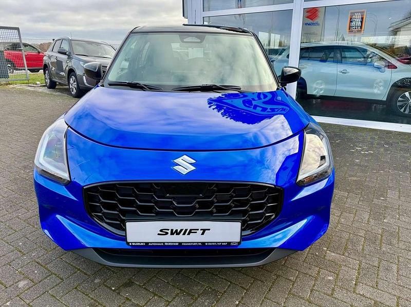 Neu Suzuki Swift Comfort 83 PS (61 kW) 2025 Frontier blue/super black met. Limousine