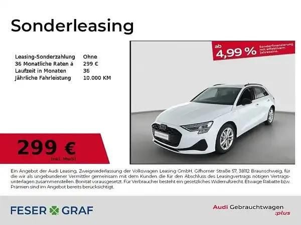 Gletscherweiß Gebraucht 2025 Audi A3 Advanced Limousine | 38.580 € (Fairer Preis) - Bild 1/3