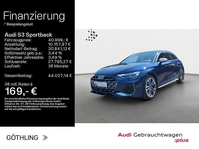 Navarrablau metallic Gebraucht 2024 Audi S3 Ambiente Limousine | 40.999 € (Superpreis) - Bild 1/4