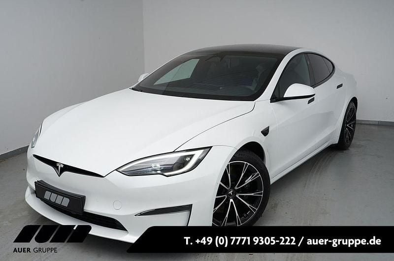 Weiß Gebraucht 2023 Tesla Model S Plaid Kleinwagen | 74.600 € (Guter Preis) - Bild 1/4
