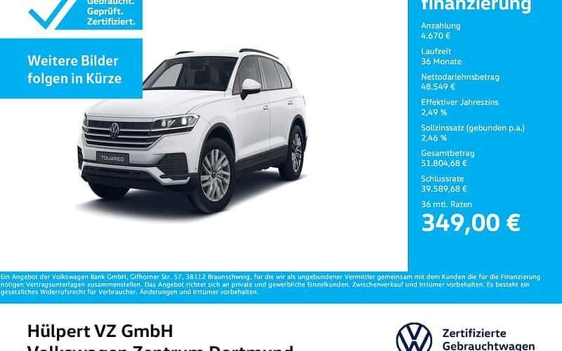 Pure white Gebraucht 2025 VW Touareg SUV | 53.219 € (Superpreis) - Bild 1/4