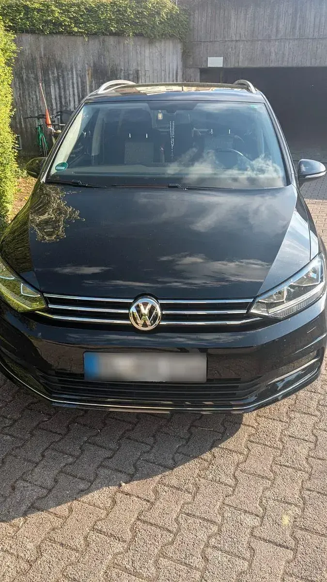 Gebraucht VW Touran Sound 150 PS (110 kW) 2017 Schwarz Van / Kleinbus
