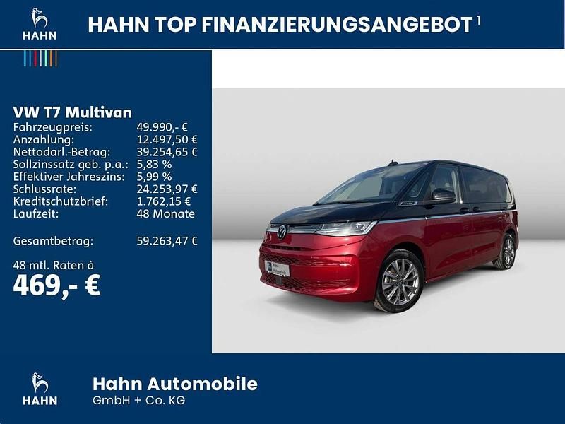 Gebraucht VW Multivan Energetic 218 PS (160 kW) 2023 Rot Van