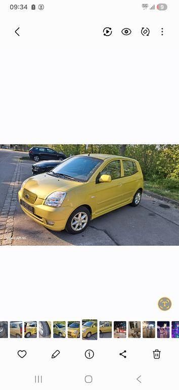 Second-hand Kia Picanto 63 CP (46 kW) 2006 Auriu Hatchback