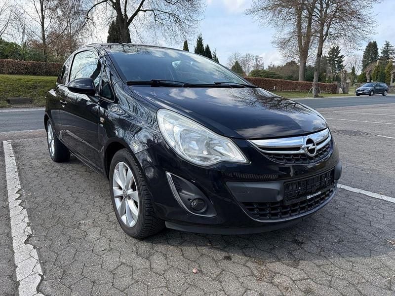 Gebraucht Opel Corsa Satellite 69 PS (50 kW) 2011 Schwarz Kleinwagen