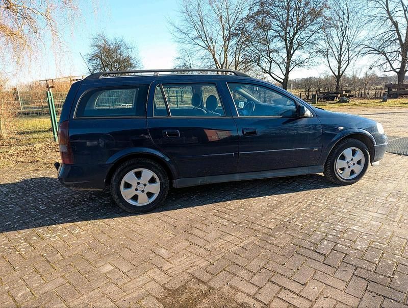 Gebraucht Opel Astra 80 PS (58 kW) 2003 Blau Kombi