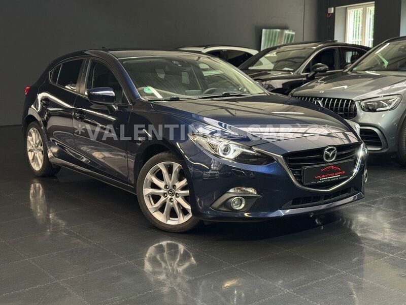Blau Gebraucht 2016 Mazda 3 Sports-Line Limousine | 16.999 € (Teuer) - Bild 1/4