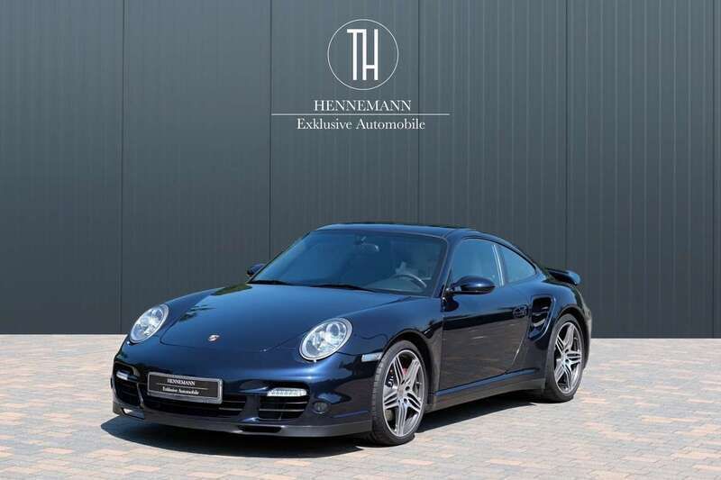 Nachtblau metallic Gebraucht 2008 Porsche 911 Turbo Coupé | 89.850 € - Bild 1/4