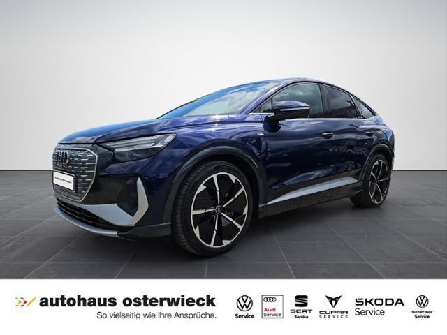 Blau Gebraucht 2022 Audi Q4 Sportback e-tron Performance SUV | 37.950 € (Fairer Preis) - Bild 1/4