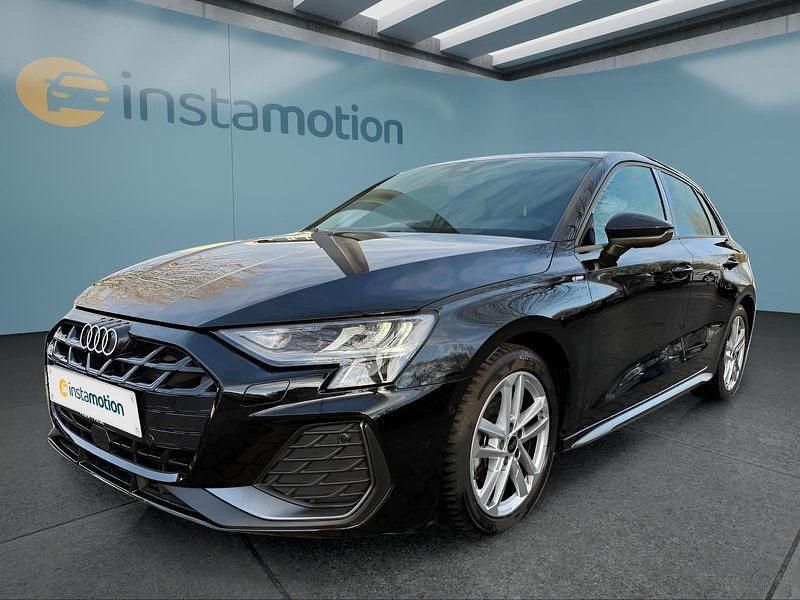 Schwarz Gebraucht 2025 Audi A3 Sportback Kleinwagen | 35.249 € (Guter Preis) - Bild 1/4