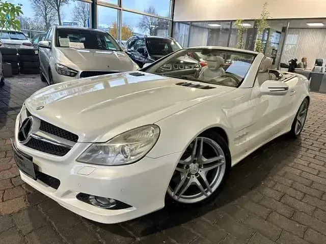 Gebraucht Mercedes SL500 388 PS (285 kW) 2008 Weiß Cabrio