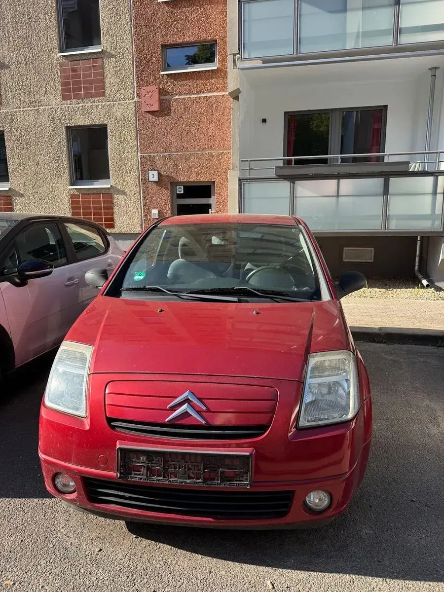 Gebraucht Citroën C2 VTR Sport 60 PS (44 kW) 2008 Rot Kleinwagen