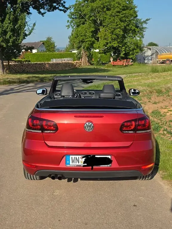 Brugt VW Golf Cabriolet 122 HK (89 kW) 2013 Rød Cabriolet