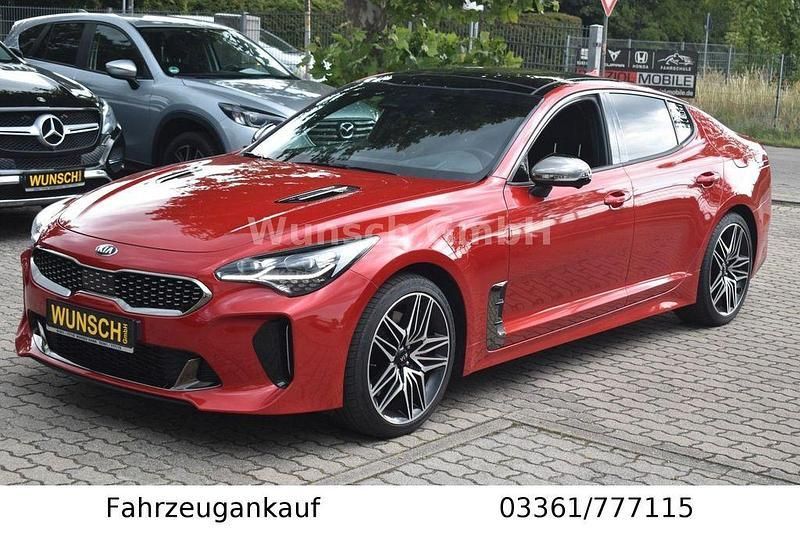 Rot Gebraucht 2021 Kia Stinger Limousine | 36.990 € (Fairer Preis) - Bild 1/4