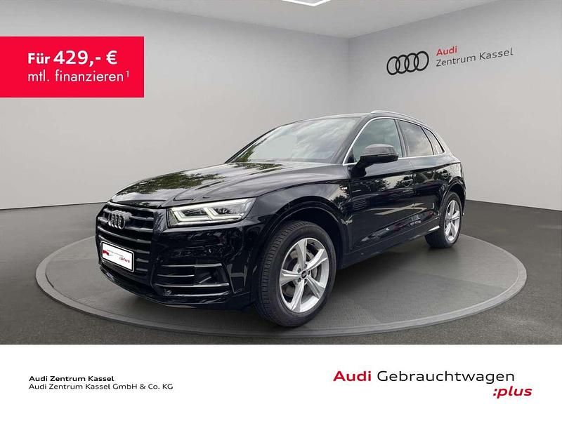 Mythosschwarz metallic Gebraucht 2020 Audi Q5 S-Line SUV | 33.990 € (Guter Preis) - Bild 1/3