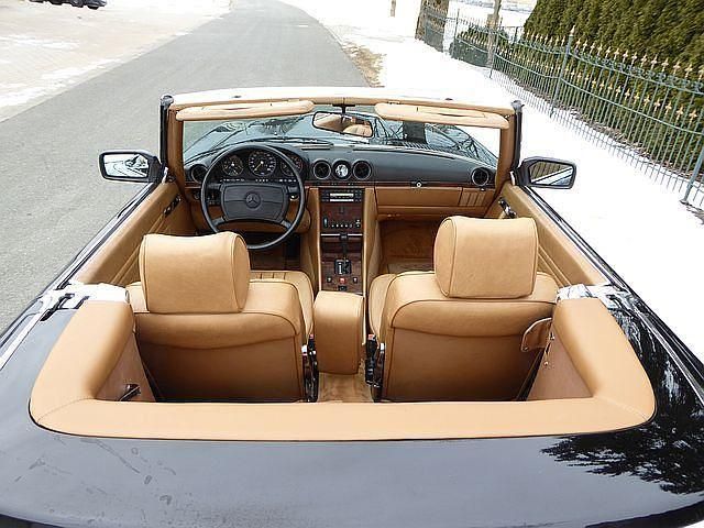 Gebraucht Mercedes 560 227 PS (166 kW) 1987 Schwarz Cabrio