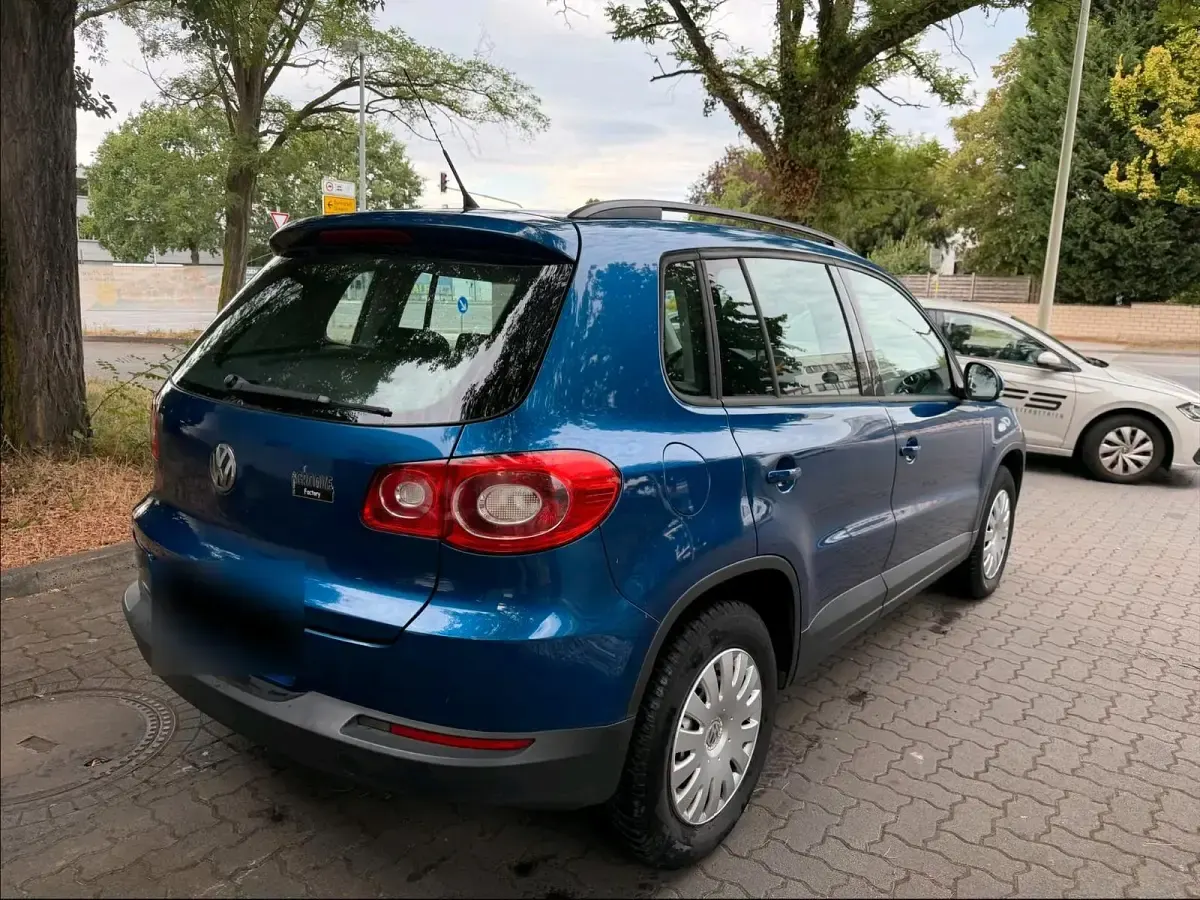 Gebraucht VW Tiguan 2009 Blau SUV