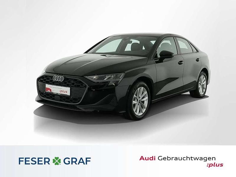Brillantschwarz Gebraucht 2024 Audi A3 Ambiente Limousine | 29.440 € (Superpreis) - Bild 1/4