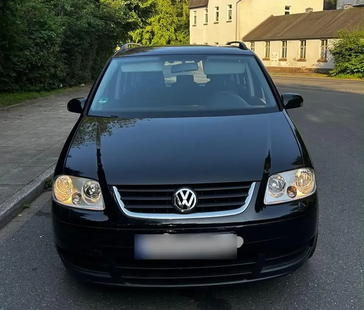 Gebraucht VW Touran Conceptline 109 PS (80 kW) 2006 Schwarz Van / Kleinbus