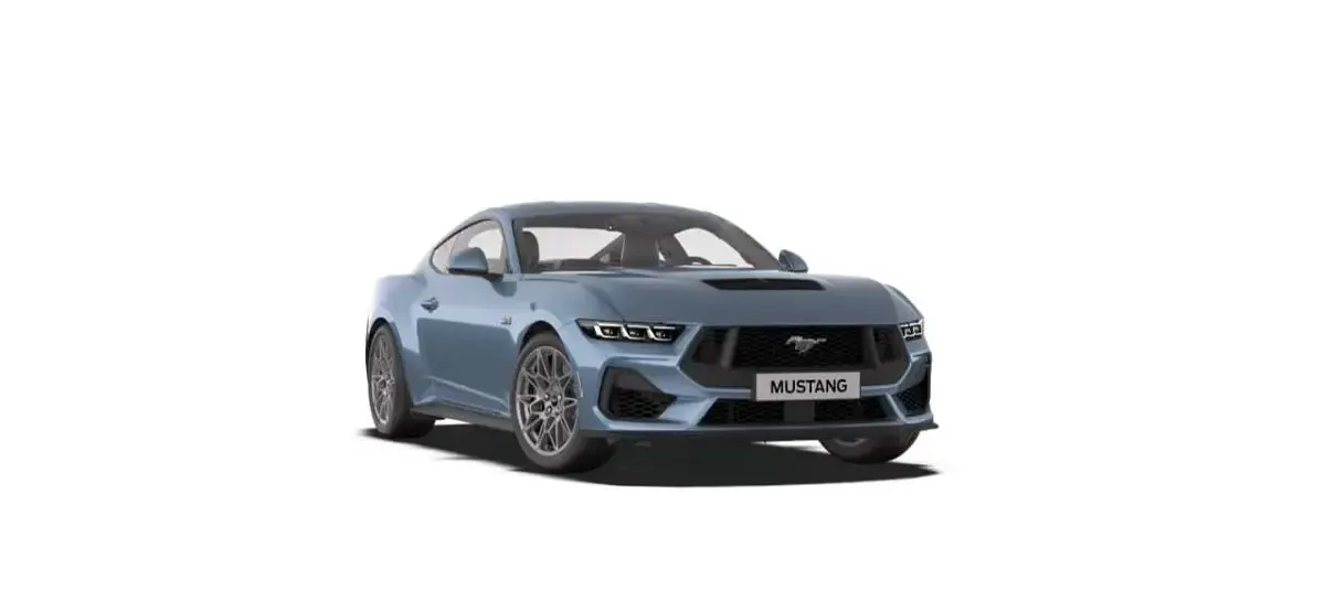 Ny Ford Mustang GT 446 HK (328 kW) 2026 Blå Coupe