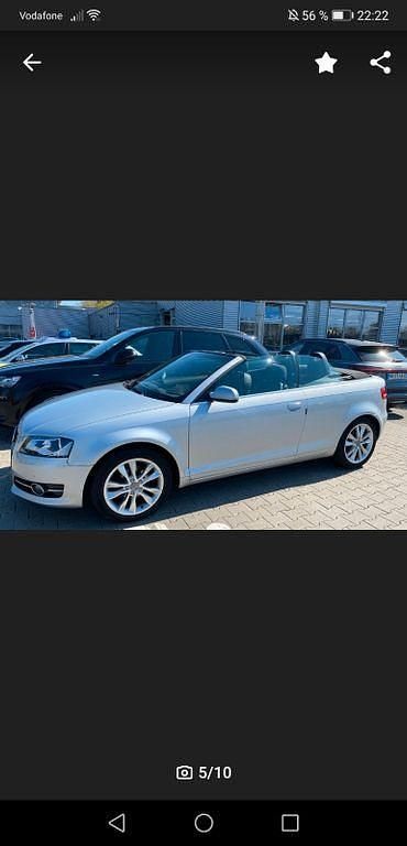 Grau Gebraucht 2013 Audi A3 Cabriolet Sport Cabrio | 8.800 € (Fairer Preis) - Bild 1/4