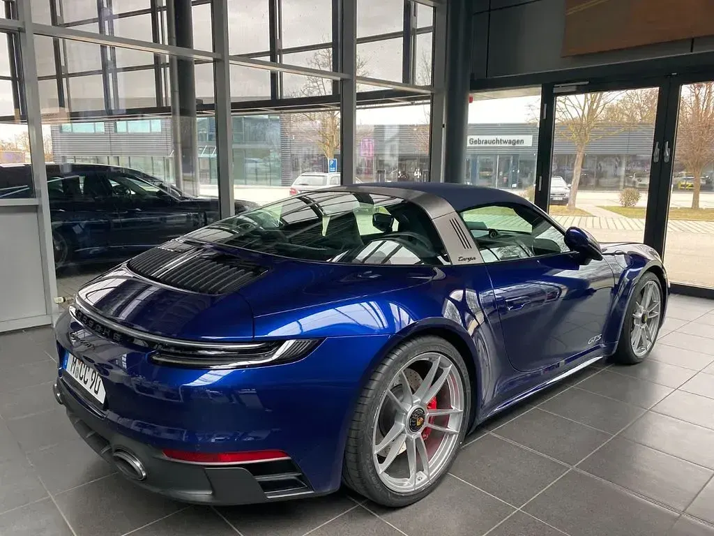 Gebraucht Porsche 911 Carrera 4 GTS Targa 480 PS (353 kW) 2022 Blau Cabrio