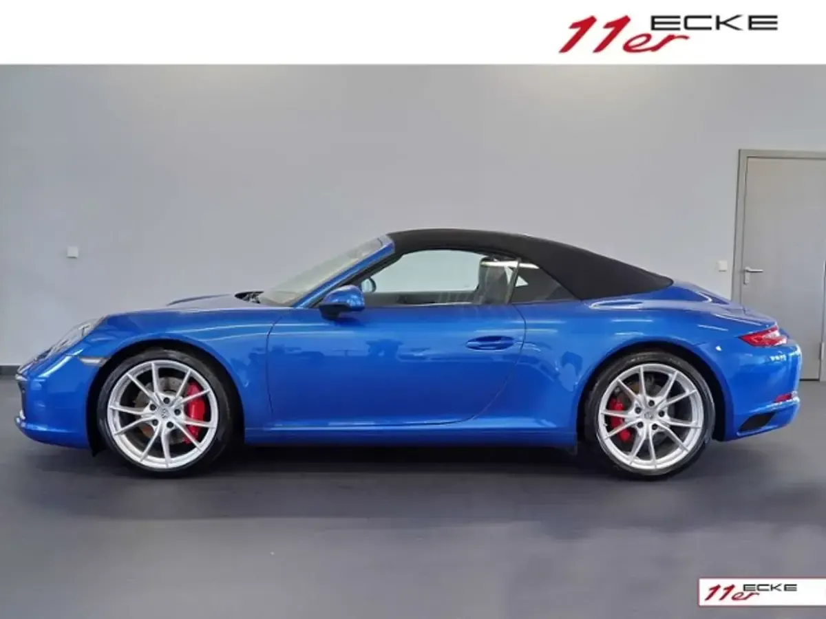 Gebraucht Porsche 991 420 PS (308 kW) 2017 Blau Cabrio