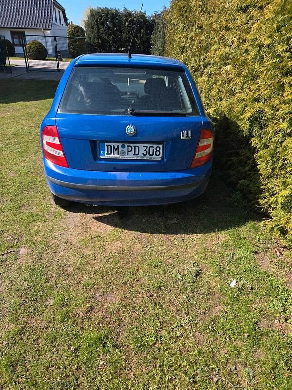 Gebraucht Skoda Fabia 2006 Blau Kleinwagen