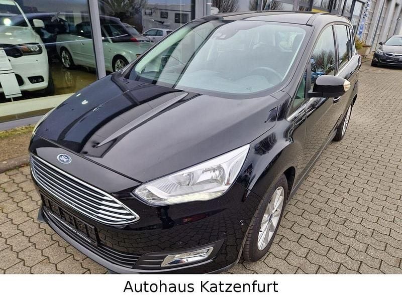 Schwarz Gebraucht 2018 Ford Grand C-Max Titanium Van / Kleinbus | 7.990 € (Guter Preis) - Bild 1/4