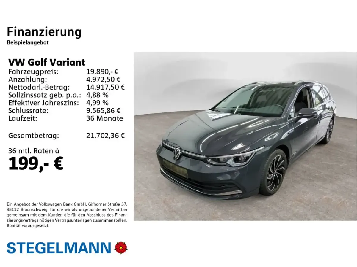 Gebraucht VW Golf VIII Style 131 PS (96 kW) 2022 Kombi