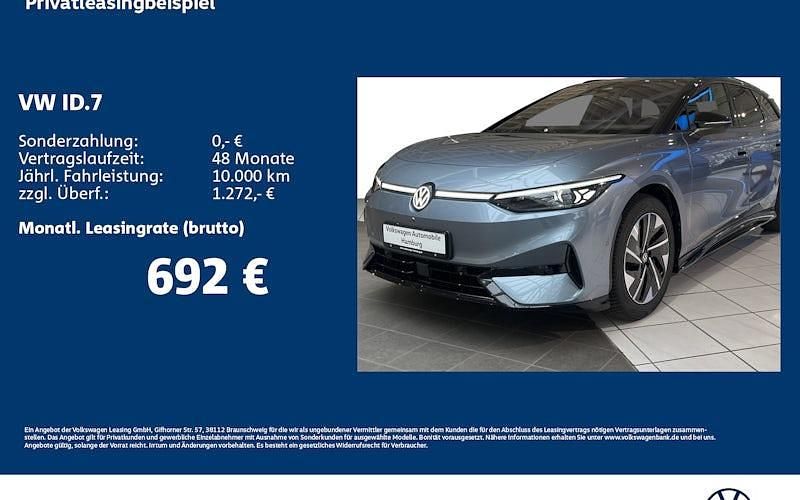 Neu VW ID.7 Pro 210 kW (286 PS) 2025 Blau Kombi