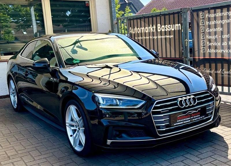 Schwarz Gebraucht 2017 Audi A5 S-Line Coupé | 23.999 € (Fairer Preis) - Bild 1/3